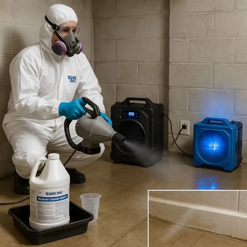 Sanitization and Odor Removal process in Pleasant Hills, MD